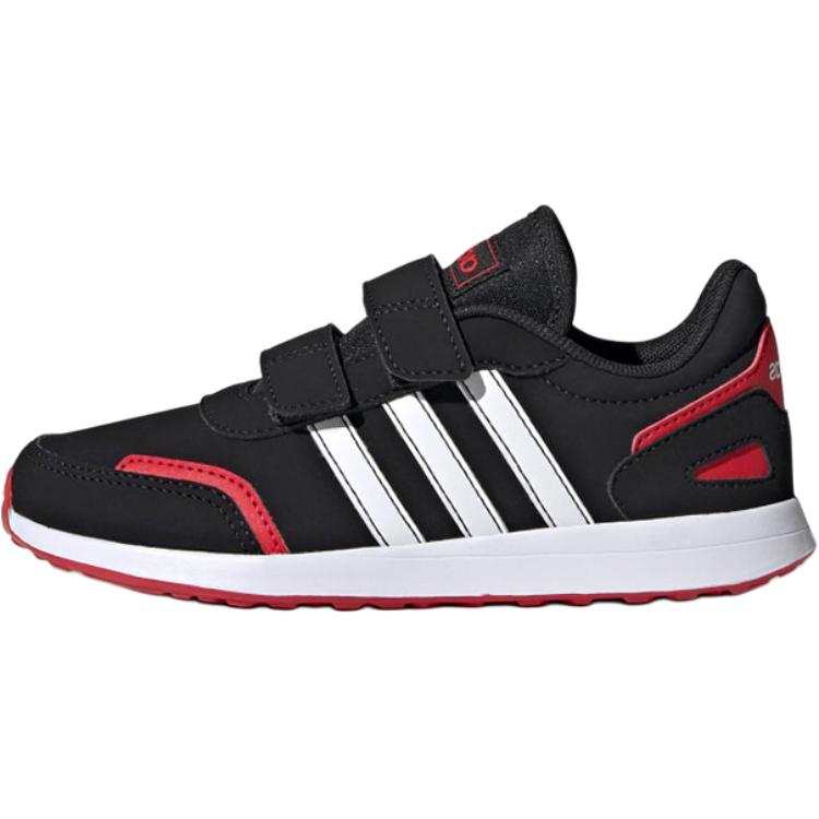 Adidas Neo Vs Switch Breathable Low top Kids' Skateboarding Shoes Black Red White Children Aged 3 7 Years Old