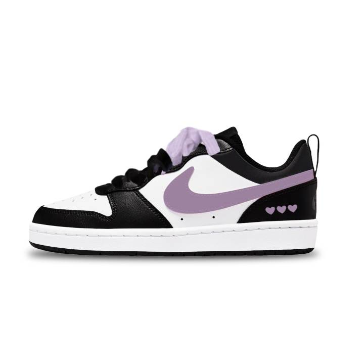 Nike Nike Court Borough Leather Abrasion Resistant Abrasion Resistant Low top Kids' Skateboarding Shoes Unisex