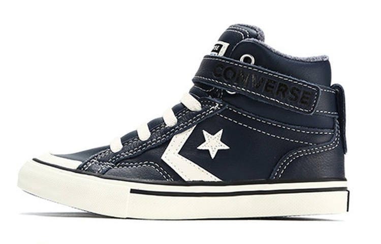 Converse Converse Pro Blaze Strap High GS 'Leather & Heathered Knit - Lakeside Blue'