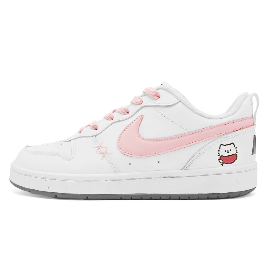 Nike Nike Court Borough Glutinous Kiss Synthetic Leather Slip Resistant Abrasion Resistant Slip Resistant Abrasion Resistant