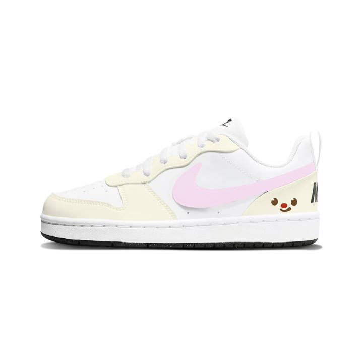 Nike Nike Court Borough Synthetic Leather Slip Resistant Abrasion Resistant Slip Resistant Abrasion Resistant Low top