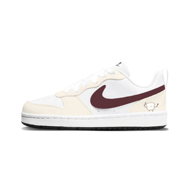 Nike Nike Court Borough Synthetic Leather Slip Resistant Cushioning Abrasion Resistant