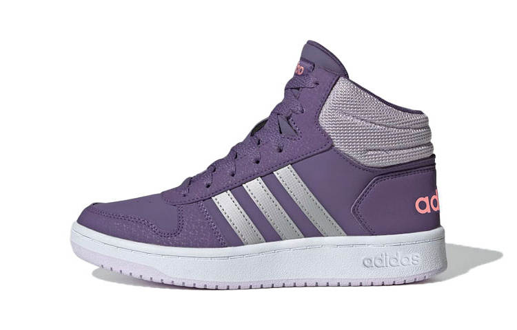 Adidas Neo Hoops 2.0 Breathable Mid top Kids' Skateboarding Shoes Kids'