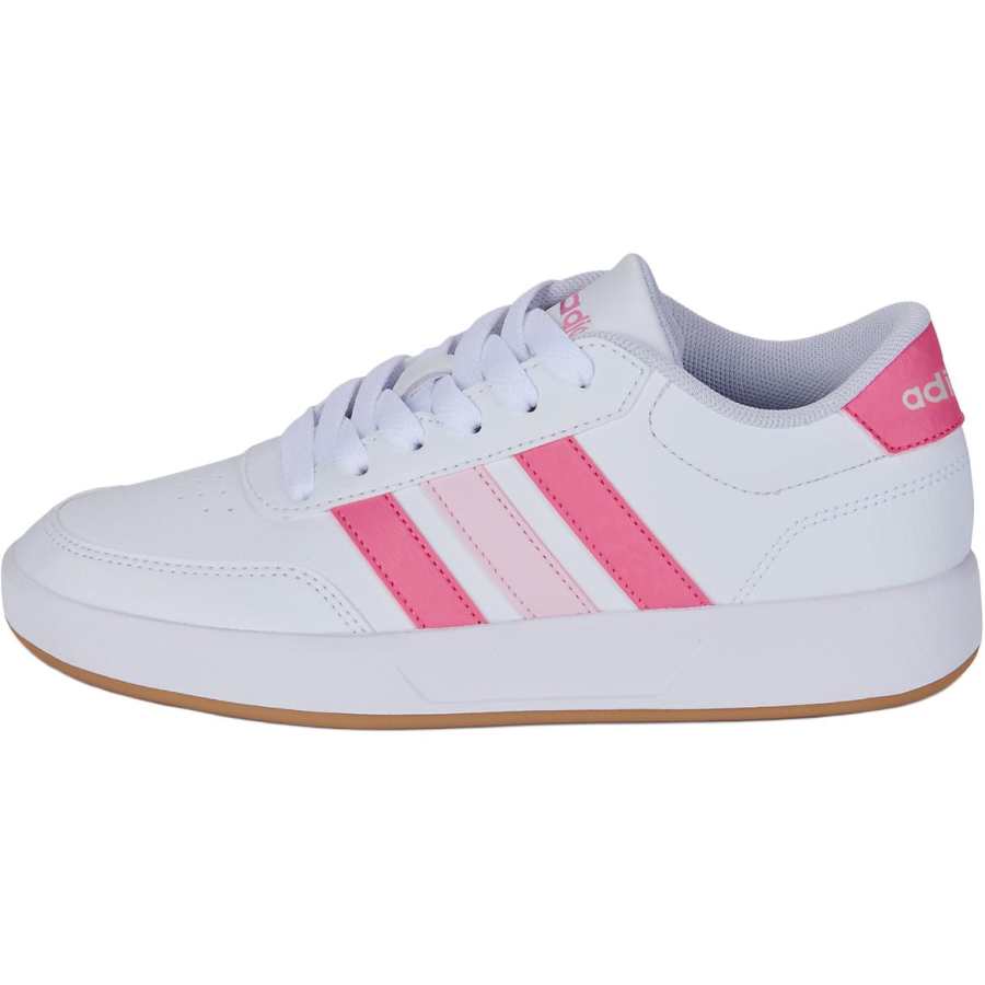 Adidas Adidas BREAKNET 3.0 Breathable Low top Kids' Skateboarding Shoes White Teenagers