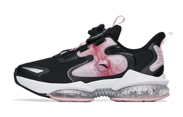 Antakids UFO 4.0 Comfortable Slip Resistant Cushioning Abrasion Resistant Low top Running Shoes Black Pink Teenagers