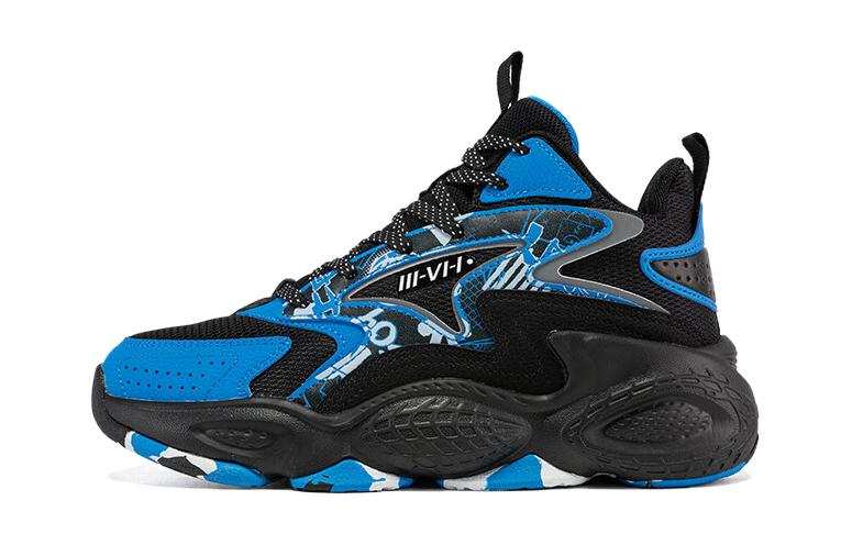 361°KIDS High top Basketball Shoes Blue Black Teenagers