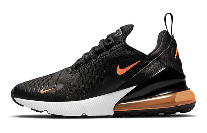 Nike Nike Air Max 270 Black Total Orange GS