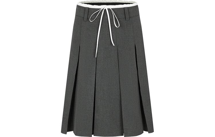 URBAN REVIVO Casual Long Skirt 2026 Spring Summer New Women's