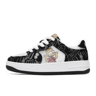 AMICNIEGD Mesh Breathable, Slip Resistant, And Abrasion Resistant Low top Kids' Skateboarding Shoes Kids'
