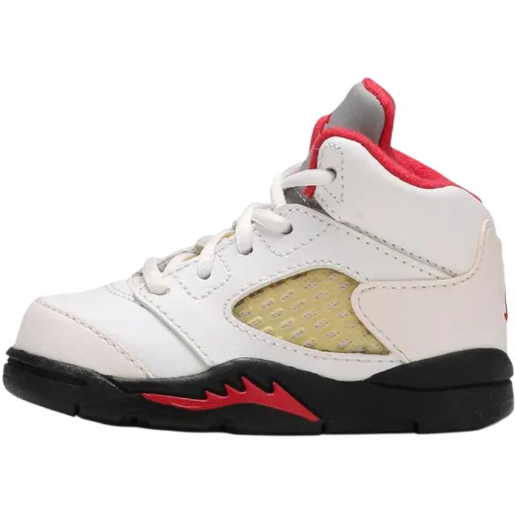 Jordan Jordan Air Jordan 5 Slip Resistant Abrasion Resistant High top Toddler Shoes White Infant And Toddler
