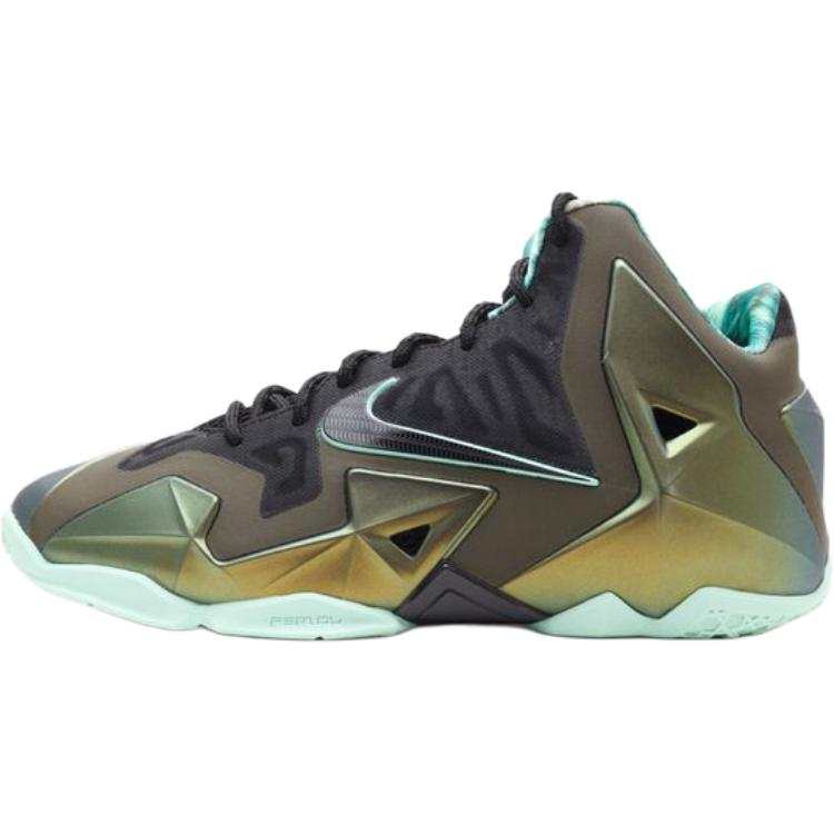 Nike Nike Lebron 11 Mid top Basketball Shoes Gold Unisex