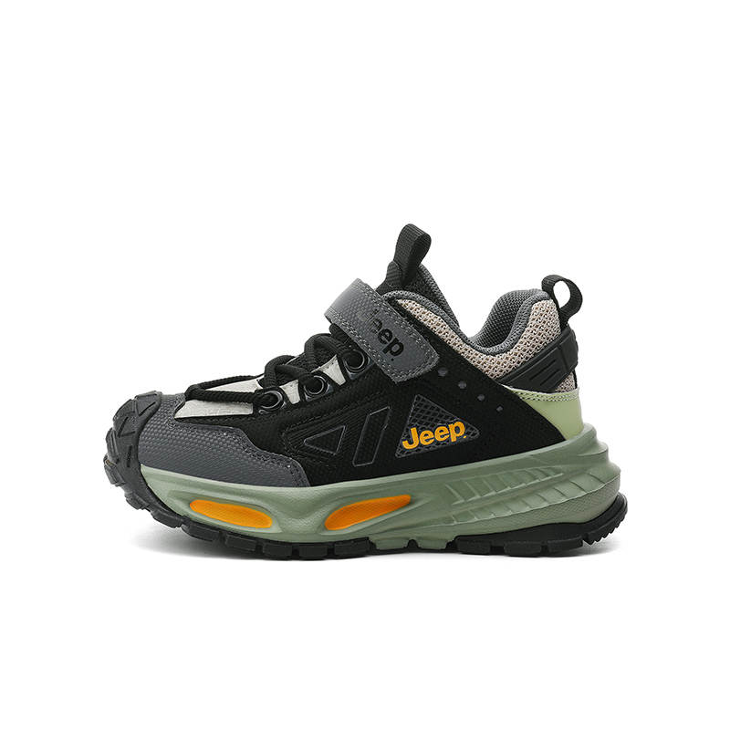 Jeep Low top Kids' Running Shoes Black Gray Green Kids'