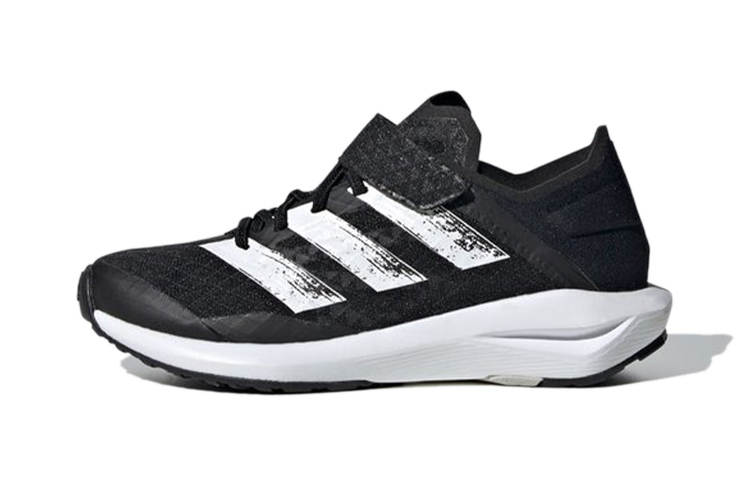 Adidas Adidas Rapidafaito Breathable Low top Kids' Running Shoes Black Children Aged 3 7 Years Old