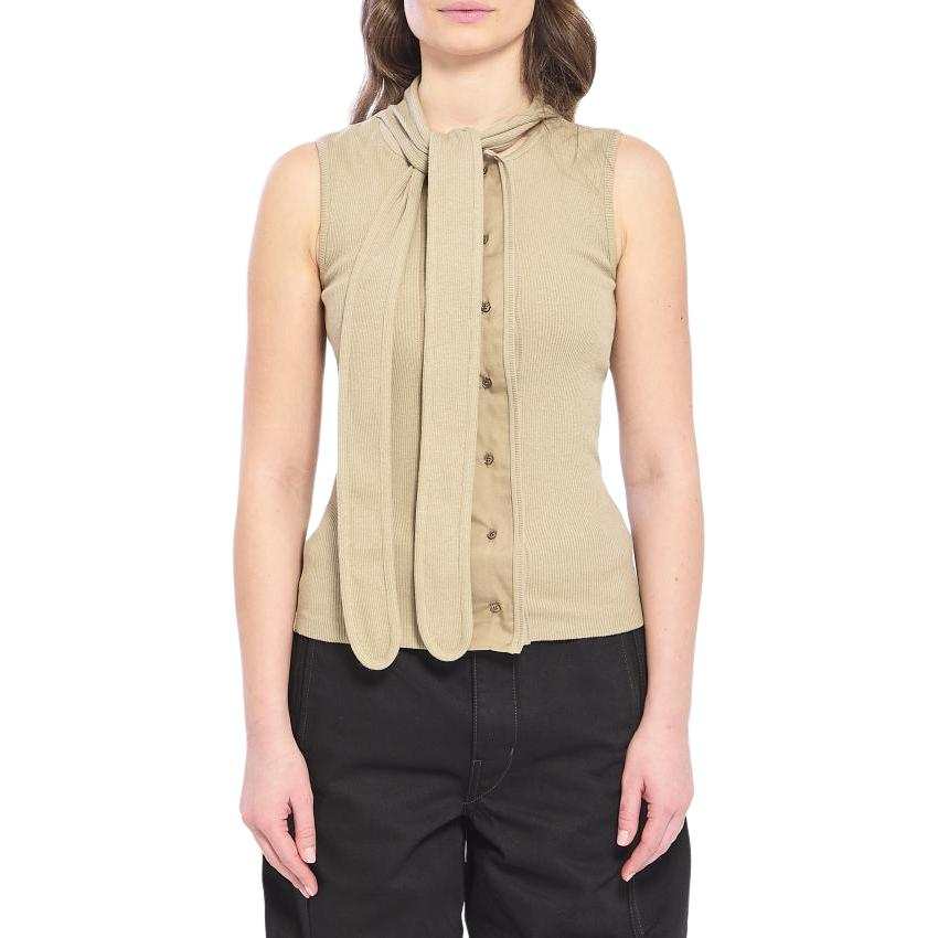 Lemaire Lemaire double-breasted knot top