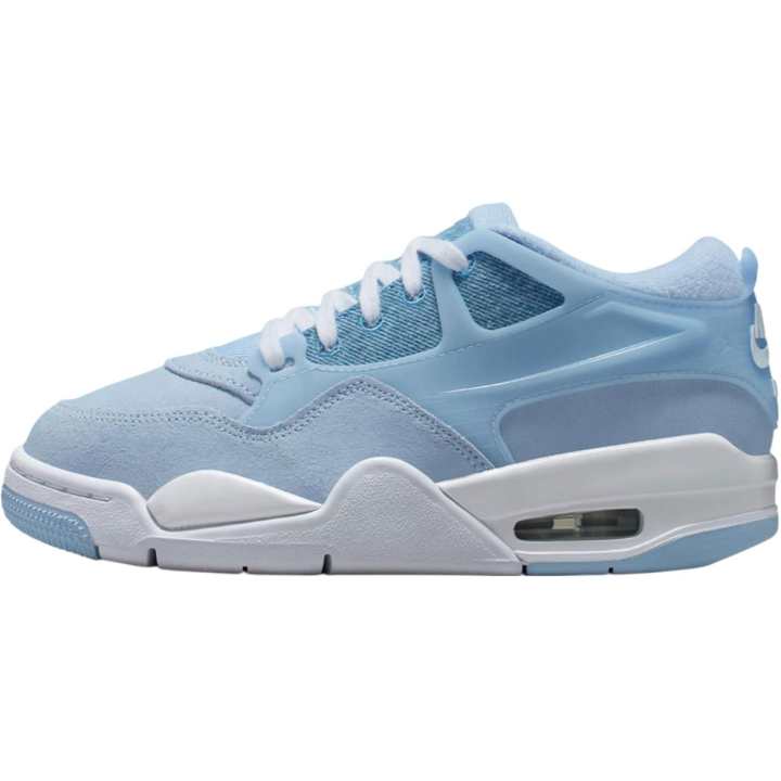 Jordan Jordan Air Jordan 4 Low top Basketball Shoes Blue Unisex