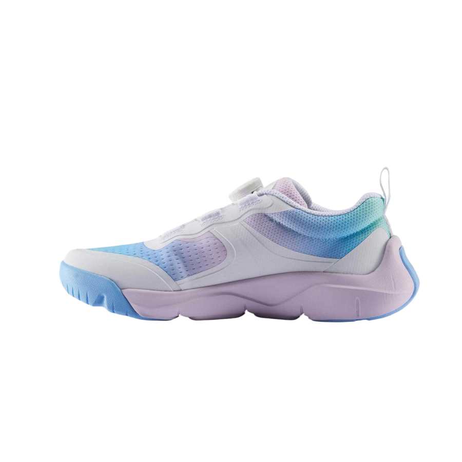 DECATHLON Cushioning Low top Kids' Training Shoes Light Lilac Purple/Ice Blue/Aqua Kids'