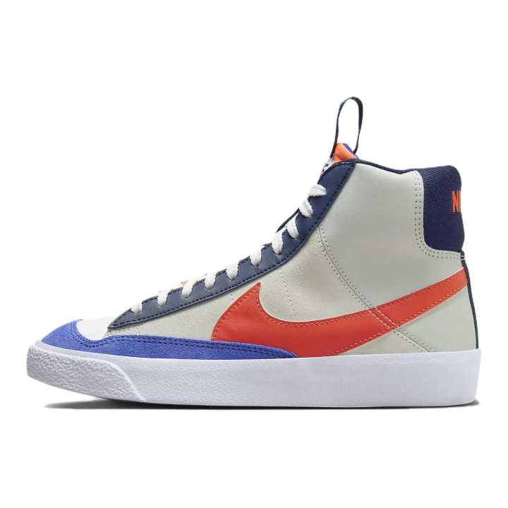 Nike Nike Blazer Mid top Skateboard Shoes Gray Blue Unisex