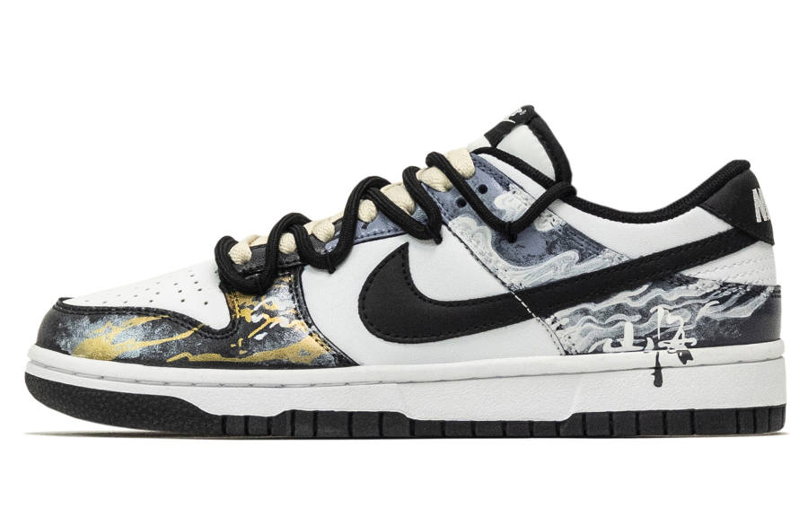 Nike Nike Dunk The Classic Of Mountains And Seas Leather Slip Resistant Abrasion Resistant Slip Resistant Abrasion Resistant