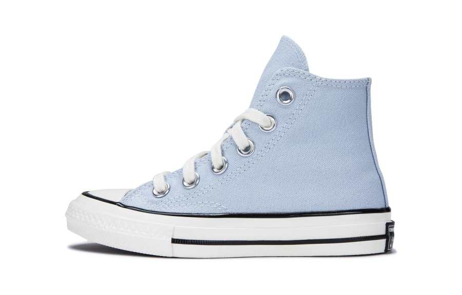 Converse Chuck Taylor All Star Durable Breathable High-Top Kids Canvas Shoes Blue Children Aged 3-7 Years Old