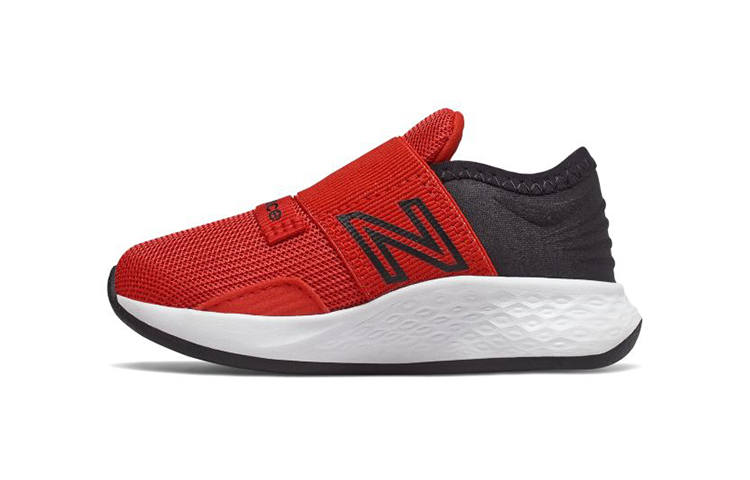 New Balance New Balance Fresh Foam Roav Low top Cushioning Abrasion Resistant Breathable Toddler Shoes Black Red Infant And Toddler