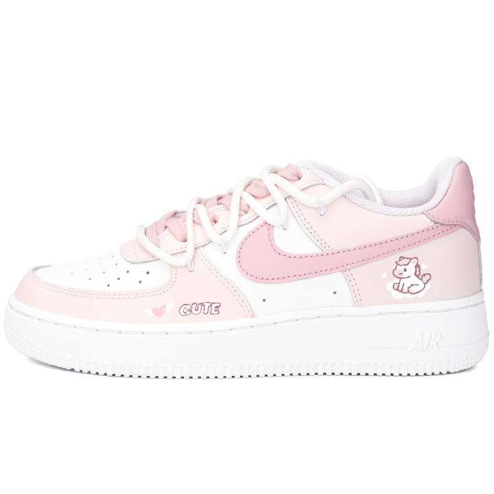 Nike Nike Air Force 1 Dreaming In The Clouds Leather Abrasion Resistant Abrasion Resistant Low top Skateboard Shoes Unisex