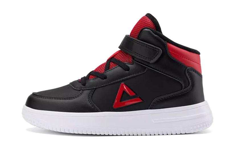 PEAK Cushioning, Wear Resistant High top Skateboard Shoes Black