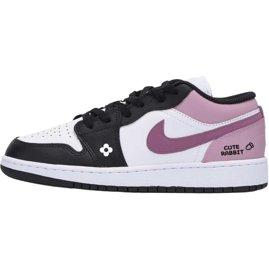 Jordan Jordan Air Jordan 1 Low Leather Low top Children's Basketball Shoes White Teenagers