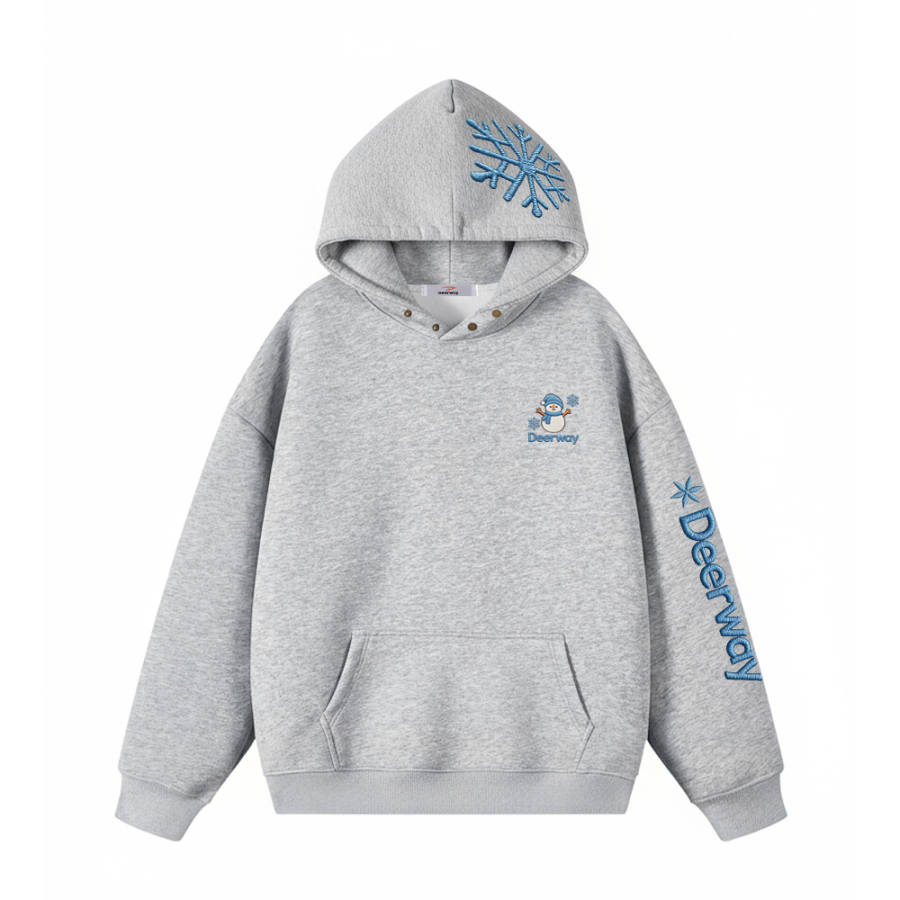 DEERWAY Sweatshirts Unisex Hooded Thickened Heavyweight