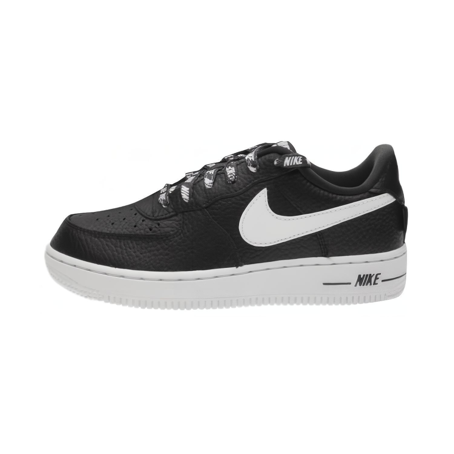 Nike Nike Air Force 1 Low top Kids' Skateboarding Shoes Black White Children Aged 3 7 Years Old