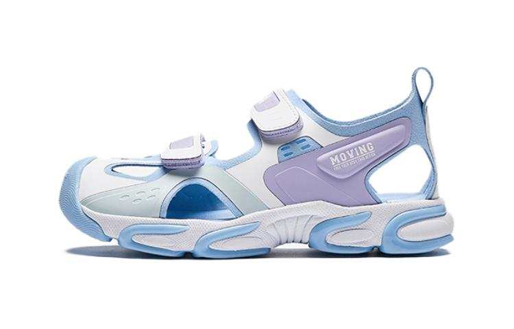 Antakids Chiyan Comfortable Cushioning, Wear Resistant Children's Sandals Blue White Children Aged 3 7 Years Old