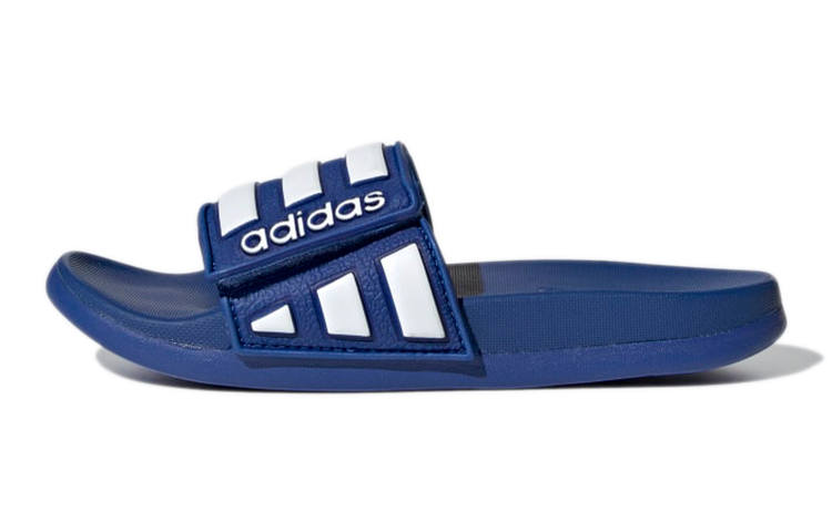 Adidas Adidas Adilette Comfort Abrasion Resistant Low top Kids' Slippers Blue White Kids'