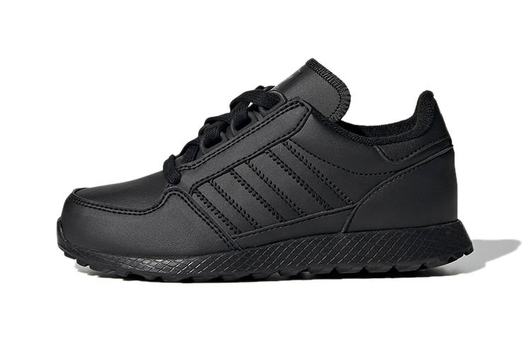 Adidas Originals Forest Grove Low top Abrasion Resistant Low top Kids Lifestyle Shoes Black Children Aged 3 7 Years Old