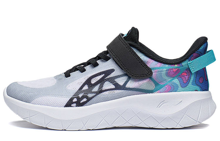 Li-Ning YOUNG Li Ning YOUNG Color Block Cushioning Rebound Cushioning Rebound Low top Running Shoes White Gray Teenagers