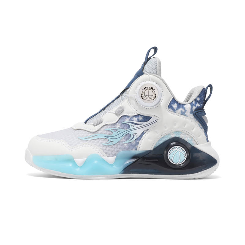 JIAFEIMAO Mesh Abrasion Resistant Rebound Breathable Lightweight Cushioning Mid top Basketball Shoes Kids'