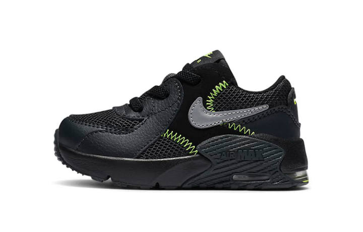Nike Nike Air Max Excee Low top Toddler Shoes Black Green Infant And Toddler
