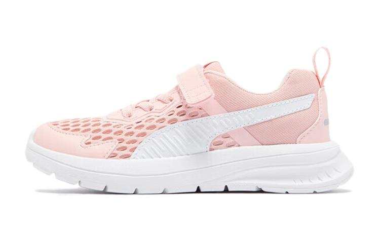 PUMA Evolve Run Cushioning Low top Kids Lifestyle Shoes Pink White Kids'