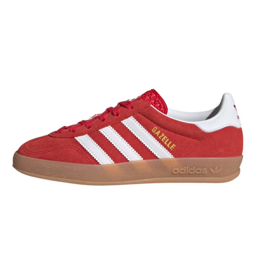 Adidas Originals Gazelle Kids Lifestyle Shoes Better Red Cloud White Chewing Gums Unisex