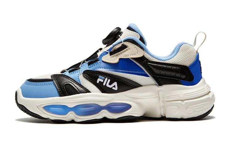 FILA KIDS Cushioning, Wear Resistant Low top Kids' Running Shoes Blue Black Kids'