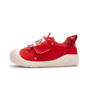 BALABALA Slip Resistant Low top Toddler Shoes Red Infant And Toddler
