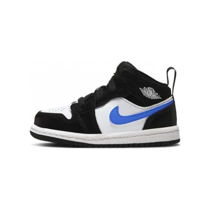 Jordan Jordan 1 Mid Black Racer Blue White TD