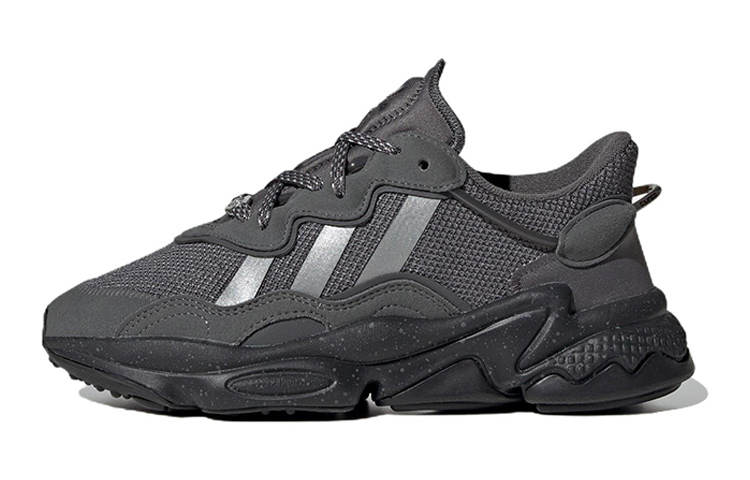 Adidas Originals Ozweego Slip Resistant, Abrasion Resistant, Lightweight Kids Lifestyle Shoes Gray Teenagers