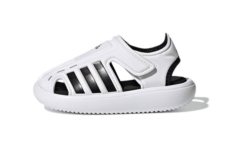 Adidas Adidas Water Sandal Synthetic Leather High top Toddler Shoes White Black Infant And Toddler