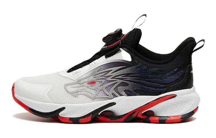 Antakids Chiyan Sports Slip Resistant Cushioning Abrasion Resistant Low top Running Shoes White Black Red Teenagers