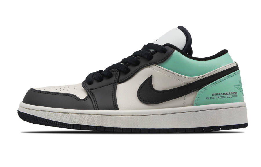 Jordan Jordan Air Jordan 1 Low top Children's Basketball Shoes Teal Teenagers