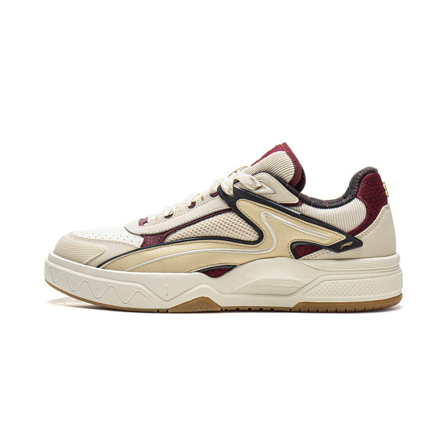 Li-Ning Li Ning Wave LITE Slip Resistant Height Increasing Low top Skateboard Shoes Unisex Yellow Red