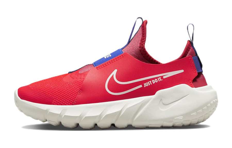 Nike Nike Flex Runner 2 Slip Resistant Cushioning Abrasion Resistant Low top Running Shoes Red Blue Unisex