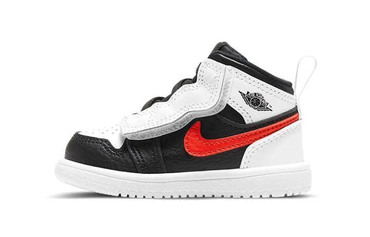Jordan Jordan Air Jordan 1 Mid Alt Black White Slip Resistant Cushioning Abrasion Resistant Lightweight Mid top Toddler Shoes