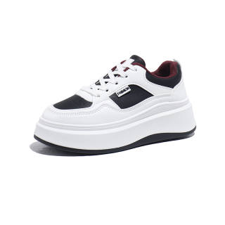 MUMUTU Leather Abrasion Resistant Breathable Lightweight Cushioning Kids' Skateboarding Shoes Teenagers