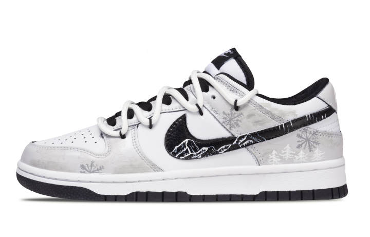 Nike Nike Dunk Snow Scene Leather Slip Resistant Abrasion Resistant Slip Resistant Abrasion Resistant Low top