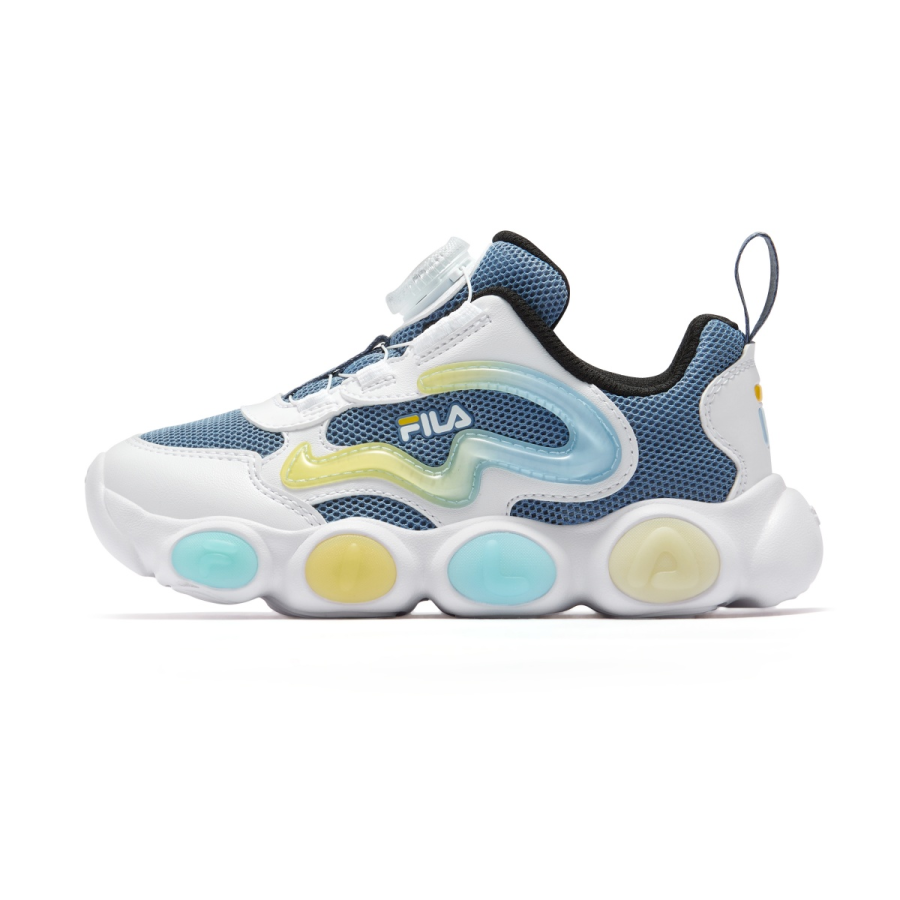 FILA KIDS Heritage FHT Low top Kids' Training Shoes Blue White Children Aged 3 7 Years Old